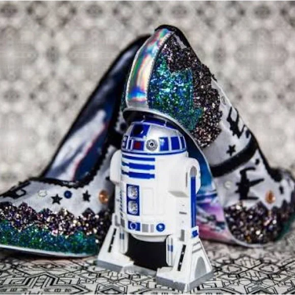 Irregular Choice R2-D2 Glitter Heels - Picture 2 of 10
